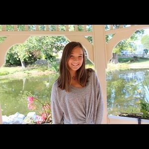 gray sweater